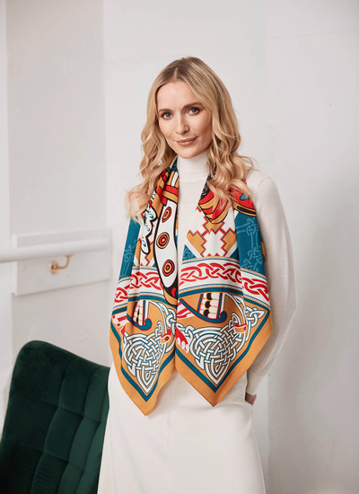 Book of Kells Square Scarf